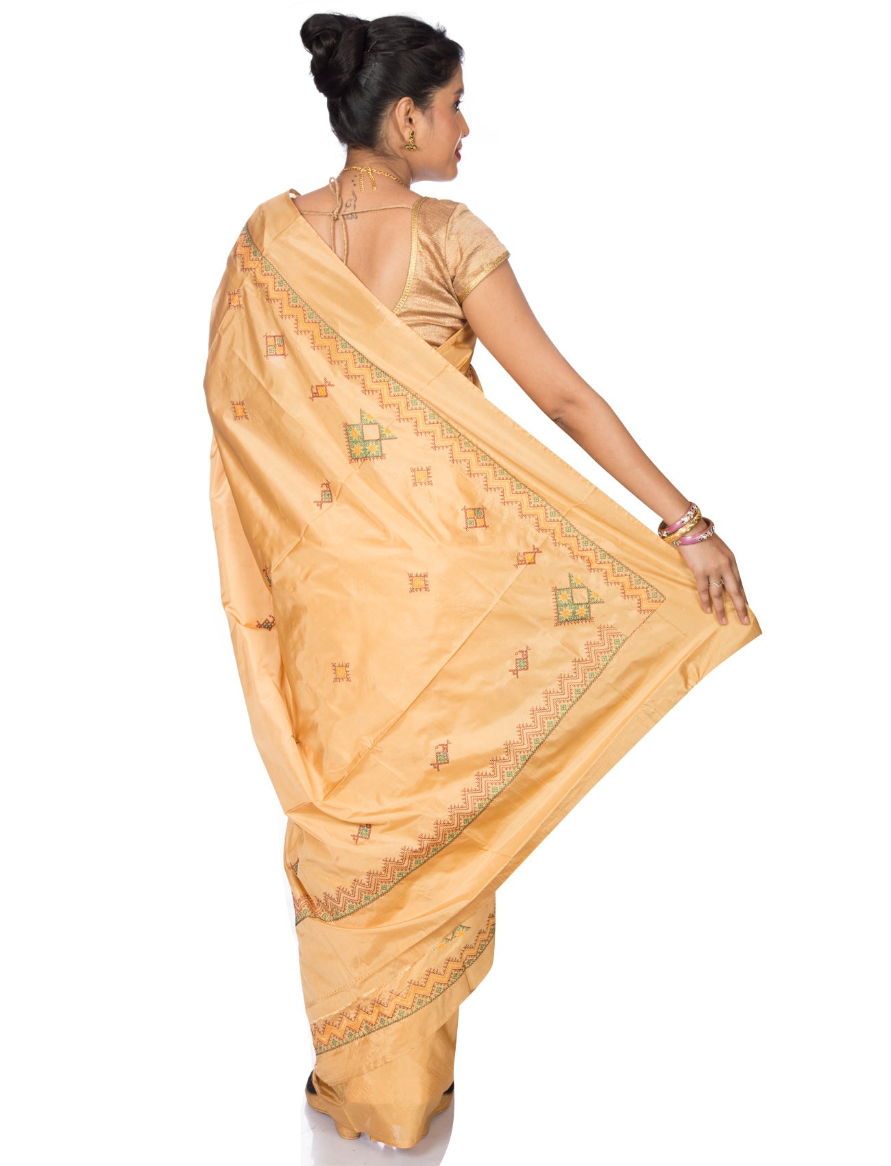 Kasuti Ilkal Art Silk Saree